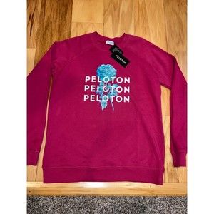 NWT $68 peloton crewneck pullover sweatshirt oversized small